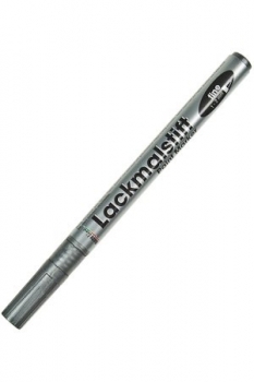 Lackmalstift fine silber, Strichstärke 1-2mm